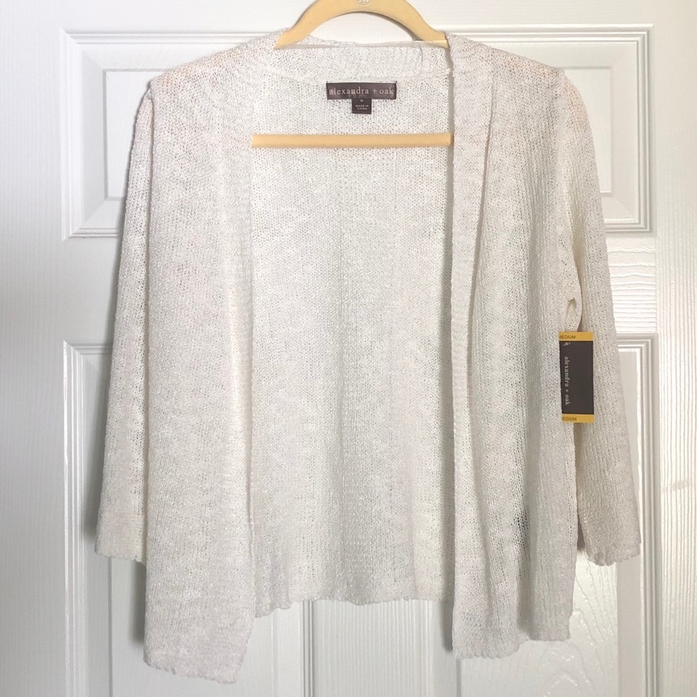 Alexandra + Oak Cardigan Sweater NWT